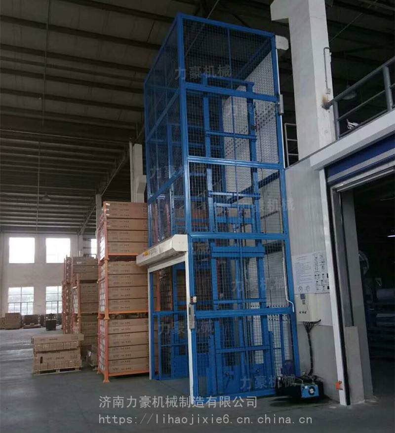 承德升降货梯-5吨电动升降货梯-电动货梯报价-力豪机械
